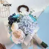 Fleurs de mariage NZUK BLUE BLUE BOUQUETS BUDAL