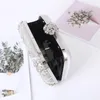 Luxury Designer Diamond Evening Crystal Bag Stitched Rhinestone Clutch Chain Women Wedding Party bag Shiny Beaded Handmade Bags 240430