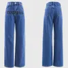 Jeans masculins vetets brodered jeans lâches bleu hétér