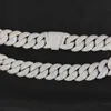 Bonne qualité 22 mm Bubble Pave Réglage 6 rangées CZ Cuban Link Chain Fashion Hip Hop Jewelry Cumbic Zirconia Colliers Mens Luxury 240423