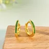Hoop Earrings KNB 925 Sterling Silver Simple For Women Gold Color Small Huggie Earring High Quality Fine Jewelry Accessories