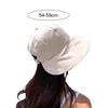 Wide Brim Hats Women Fisherman Hat Stylish Sun Protection For Foldable With Adjustable Fasten Tape Ideal Gardening