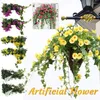 Dekorativa blommor 2st Artificial Hanging Vine Fake Morning Glory Home Decoration Party Table Silk Wedding Indoor Outdoo V5p1