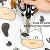 Sacs de rangement 1 pc partout dans la vache de dessin animé des vêtements de vache sac à main