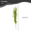 Dekorative Blüten lebensee künstliche Kiefer Zypressenblätter Zweig für Haus- und Bürodekor lebendige auffällige 10 Zweige Set Set