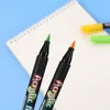12-60色アクリルペイントブラシペンアートマーカーセラミックロックガラス用ソフトチップペン
