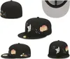 2024 nieuwste gepaste hoeden snapbacks hoed baskball caps All Team Logo man vrouw buiten sport borduurwerk katoen platte gesloten beanies flex sun cap maat 7-8