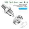 Усилители 4pcs Hifi Audio Foot Spike Spike из нержавеющей стали динамика динамика Hine Stand Pad Nail