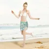 Cat sushi vrouwen bedekken wrap chiffon badmode pareo sjaal sarong strandkleding mode dieren bikini ups rok zwempak