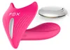 Vibrateurs de gode à distance Fox Silicone Clitoris USB Masturbation Femelle Vibrateurs réalistes Toys Adult For Couple Sex Machine S1810102716758