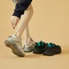 Chaussures de papa Été pour femmes Nouvelles chaussures de course en cuir décontractée polyvalente et de chaussures d'alpinisme