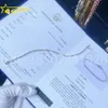 Goedkoopste prijs 10k vaste gouden sieraden hiphop ijs uit lab gekweekte diamant vs1 tennisketen armband