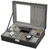 PU CAIXA DE CATAÇÃO DE CALARIA CAIXA DE ARGANIZADOR HAPENDEND Caixa de armazenamento para relógios Ornamento de jóias Casas de contêiner caixas portable28347298252