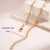 Anhänger Halsketten Edelstahl Halskette Perle Rotkorallen Seilkette Damen Accessoires Mode 2024 Trendversandprodukte Schmuck Q240430