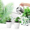 Edelstahl -Wassertank 1000 ml Metallwassertank mit langer Düse für Innengarten Pflanze Fleisch Bonsai Accessoires 240428 geeignet