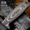 4POD Rowen Jungle Survival Gerade Fixes Messer 1095 Stahlblatt G10 Griff Taktische Taschenjagd EDC Überlebenswerkzeugmesser A2777