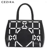 Сумка Cezira Fashion Style Women Pu Vegan Tote Tote Design Design Woven Sucks Bucks Wember Loxy Smidges Crossbody кошельки