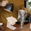 Rangement de cuisine 2pcs Contexte de filtre à café en acrylique Cone avec 8 contenants de papier antidérapant pour barreau de restaurant