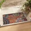 Tapijten Boheemse wind toegang deur mat bloemen groen veld toilet vuile antislip eenvoudig licht luxe tapijt
