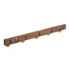 Sarihosy Wall Hooks Cheat Rack Walnut Wood Monted opbergdoek Haak voor keukenbadkameraccessoires Home Decoratie 24042444