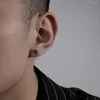 Stud -oorbellen Geometrische prachtige coole trendy verjaardagscadeau zirkon koperster Koreaanse stijl mannen