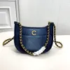 Femmes de la mode de la mode en denim sacs de créateur sac jean sac de luxe sac à main femmes jean bourse mini sac crossbody sac selles sacle bleu jean hobo tendance d'été