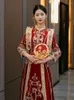 Vêtements ethniques de style chinois traditionnel Pilet de fête Robe de fête Femmes Robe de mariée Pélins Pélins Toast