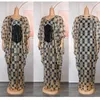 Abbigliamento etnico Abaya Abiti africani con paillettes di grandi dimensioni per donne sciolte abiti maxi lungo abito boubou africain femme eleganti signore eleganti
