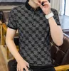 Designer Polo Brand Shirts Men Luxury Polos Casual Mens T-shirt Snake Bee Letter Imprimerie broderie Fashion High Street Man Tee