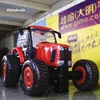 groothandel advertenties opblaasbaar landbouwtractor model 2m rode kunstmatige cultivator grote mechanische tractor voor tentoonstelling en zakelijke show