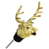 Rostfritt Pourer Decanter Steel Deer Head Wine Bottle Stoppers Aerators Bar Tool Accessories Christmas Party Gifts 240429