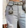 2021 Trend Fashion CEENTURE FEMME Luxusdesigner Taillenkettengürtelbeutel für Jeans drelegantes ästhetisches Accessoires x0803 235g