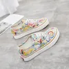 Sapatos casuais planos kawaii amarrar calçados femininos fofos telas whit ladies designer em tendências 2024 outono vulcanizado para caminhar