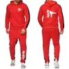 Мужские спортивные костюмы 2024 Kyokushin Karate Fashion Men Men Suit Set Sets Hoodie с твердым цветом с капюшоном.