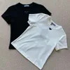 2024デザイナーTシャツトップ女性デザイナー服ティーピュアコットン短袖Tシャツ春/夏セクシーなショーツスリムフィットアメリカンファッショントップ女性Tシャツ