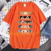 Ontwerper T Shirts Men T -shirt Tobio Kageyama Haikyuu grappige ogen Janpansese trendy oversized shirt kleding plus size bokuto zwart wit grijs xxl man outfit