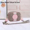 Borse per fotocamera dell'istantanea di moda BASSAGGIO DESIGNER CROVE PUNSO CROVE UOMINO DONNA SCAGLIA DELLA SCAGNO MULticolore ZIP RIMOVIBILE BACCA DI MESSAGGIO REMOBILE Piccola borsa quadrata