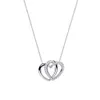 Neckless for woman swarovskis gioiello cuore abbinato alla collana a forma di cuore femmina swarovski elemento cristallo amore catena di clavicole femmina