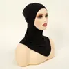 Шарфы мягкий модальный повязка на голову Эластичный хиджаб поднятый сплошной капот Большой размер