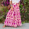 Röcke Elegant Print Plissee Maxi Sommer lässiger hoher Taille langer Rock Bohemian Style Women's Plus Size Chic Beach