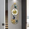 Dekoracyjne figurki styl kreatywny dekoracja ścienna zegar ginkgo liść wisiorka domowy dom