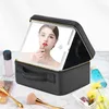 SMART LED Makeup Box With Mirror Travel Makeup Bag stora kapacitet KOSKOMENSKOURTY OCH HKINKRASSPRODUKTER KOMENS MAKEUP BOX 240426