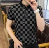 Designer Polo Brand Shirts Men Luxury Polos Casual Mens T-shirt Snake Bee Letter Imprimerie broderie Fashion High Street Man Tee