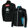 F1 Equipo Caqueta con cremallera completa Fórmula 1 Jacket de carreras Masculino de la primavera Funcionar Fashion Fanner Fans a prueba de viento cálido Windbreaker