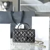 Designer väskor axelväska toppkvalitet 20 cm äkta läder crossbody väska lady handväska handväska med låda c038