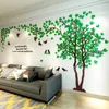 3D Tree Acryl Mirror Wall Sticker Sticker Diy Art TV Achtergrond Wall Poster Home Decoratie Slaapkamer Wandkamer Wallstickers 240423