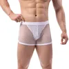 Sous-pants Design de mode masculine Sexy Style Mesh Boxers Personnalité Shorts Coton sous-vêtements