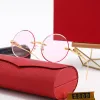 2024 Neue Luxusdesigner Sonnenbrille für Männer Sommer Ovale Farbtöne polarisierte Augenbrillen Schwarz Vintage Übergroße Sonnenbrille von Frauen Männliche Sonnenbrille mit Box 2309