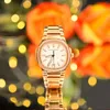 Zegarek na rękę Luminous Diamond 2024 Watch Watch Japanse Quartz Ruch Ruch Kalendarz Luksusowy elegancki styl jako prezent wysokiej jakości