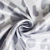 Satin Pillowcase for Hair Skin Grey Leopard Printed Pillow Cases Set of 2 Silk Satin Pillow Covers with Envelope Closure 240423